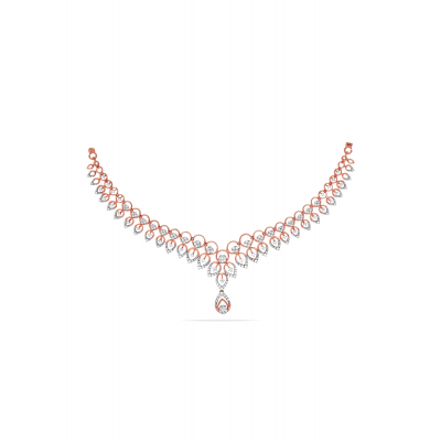Majestic Peacock Diamond Necklace