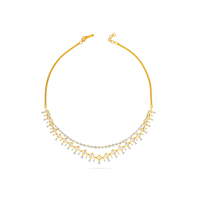 Blossoming Floral Diamond Necklace