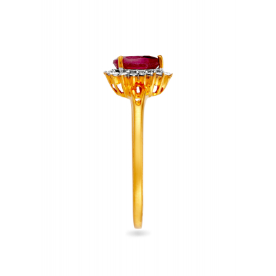 Dreamy Floral Diamond Finger Ring