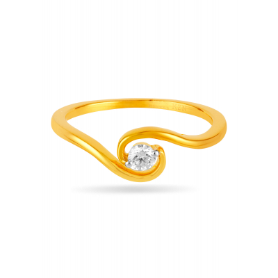 Solitaire Serene Diamond Finger Ring