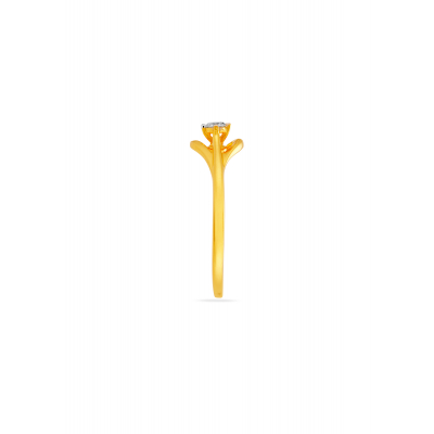 Self-Love Empowerment Diamond Solitaire Finger Ring