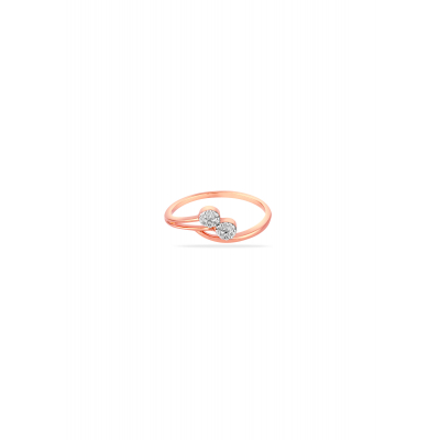 Twist of Elegance Diamond Finger Ring