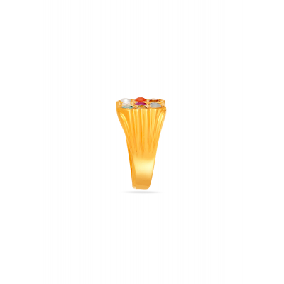 Navaratna Heritage Diamond Finger Ring