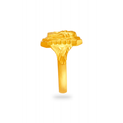 Ganesh Aura 22K Gold Men's Finger Ring