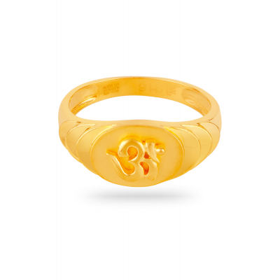 Eternal Serenity 22K Gold OM Finger Ring