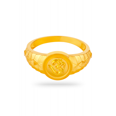 OM Serenity 22K Gold Finger Ring