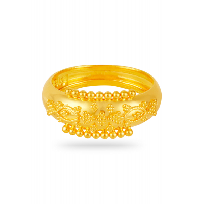 Filigree Masterpiece 22K Gold Finger Ring