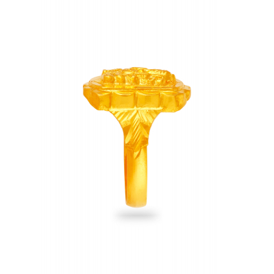 Sacred Embrace 22K Gold Finger Ring
