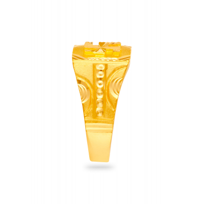 Men's Swastik 22K Gold Finger Ring