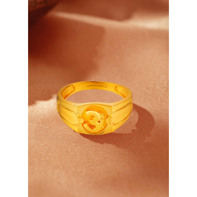 Sacred OM 22K Gold Casting Finger Ring