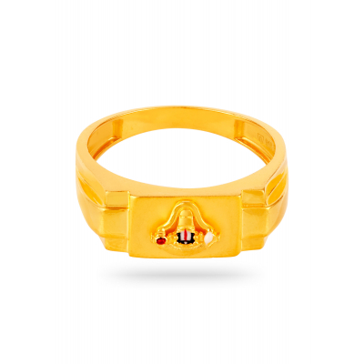 Traditional Balaji 22K Gold Finger Ring