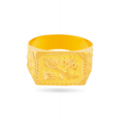Modern Minimalism 22K Gold Finger Ring