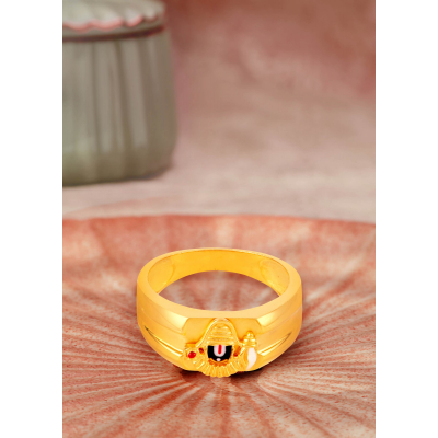 God Balaji 22K Gold Finger Ring