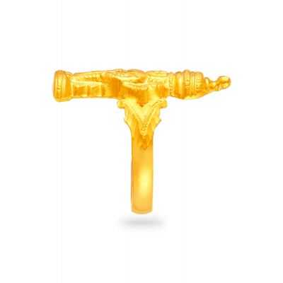 Sacred Design 22K Gold Finger Ring