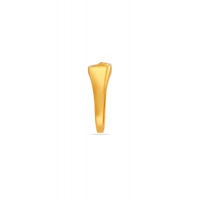 Metro Line 22K Gold Shine Finger Ring