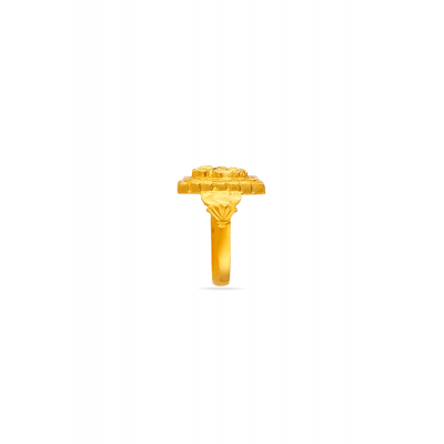 Divine Hanuman 22K Gold Finger Ring