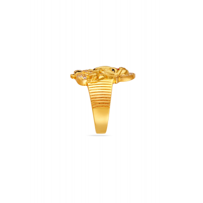 Ganesh Grace 22K Gold Finger Ring