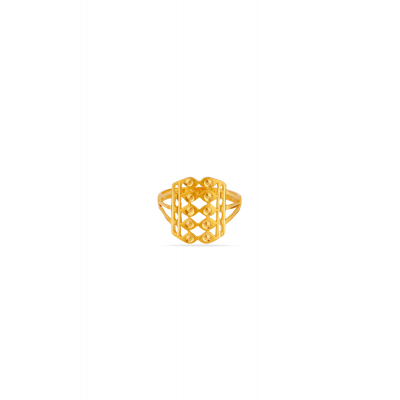 Elegant Gaps 22K Gold Finger Ring
