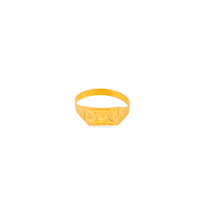 Legacy Lines 22K Gold Engraved Finger Ring