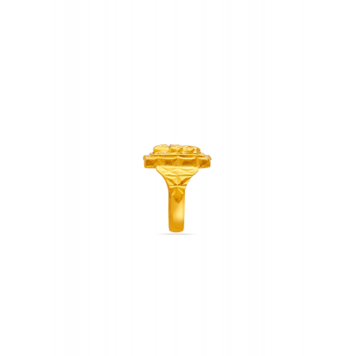 Divine Valor Hanuman 22K Gold Finger Ring