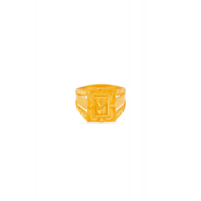 Bold Trails 22K Gold Lightweight Finger Ring