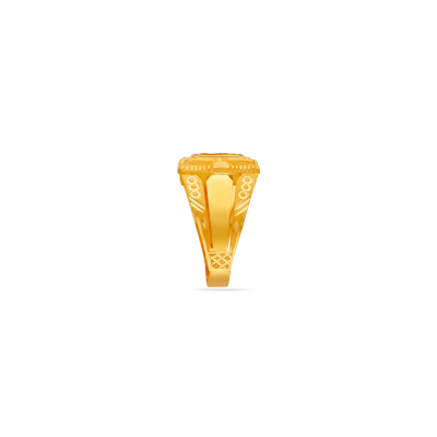 Bold Trails 22K Gold Lightweight Finger Ring