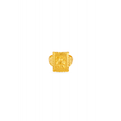 Guardian Spirit Hanuman 22K Gold Finger Ring