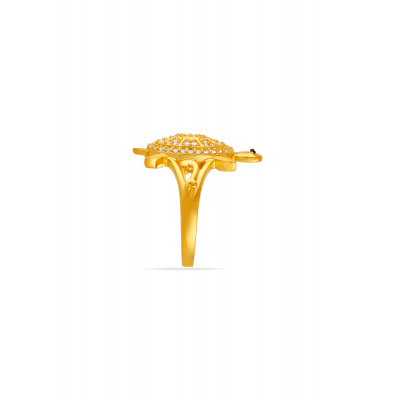 Guardian Tortoise 22K Gold Finger Ring