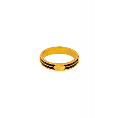 Heritage Elephant Band 22K Gold Finger Ring