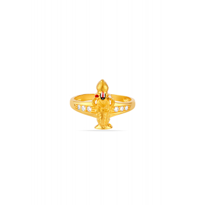 Guardian Spirit Govindarajulu 22K Gold Finger Ring