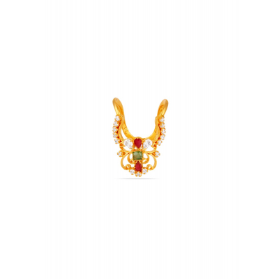 Regal Aura 22K Gold Radiant Party Finger Ring
