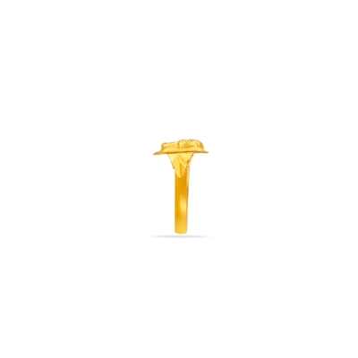 Hanuman's Courage 22K Gold Finger Ring