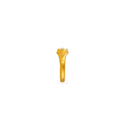 Elegant Gleam 22K Gold Nellore Finger Ring