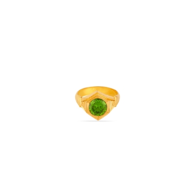 Evergreen Valor 22K Gold Handmade Finger Ring