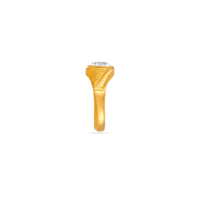 Northern Glow 22K Gold AD Finger Ring