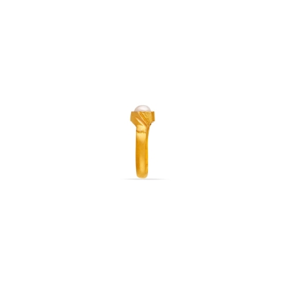 Eternal Pearl 22K Gold Finger Ring