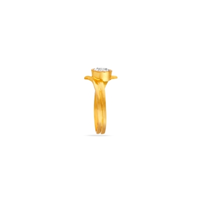 Whispers of Light 22K Gold Finger Ring