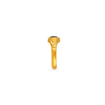 Verdant Charm 22K Gold Nellore Finger Ring