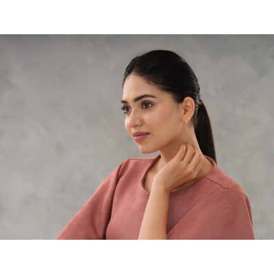 Nature's Radiance Diamond Stud Earring