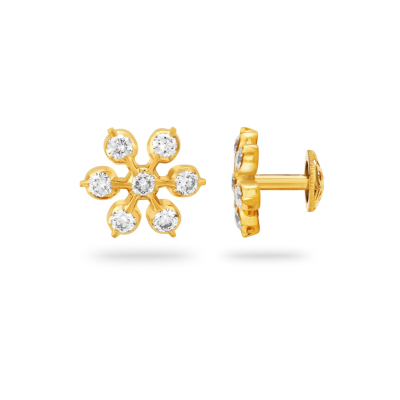 Blooming Inspiration Diamond Stud Earring