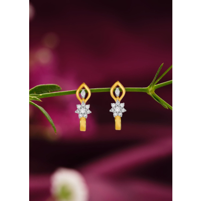 Nature's Radiance Diamond Stud Earring