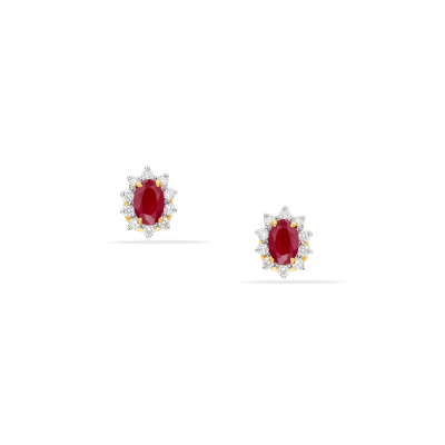 Cute & Lightweight Diamond Stud Earring