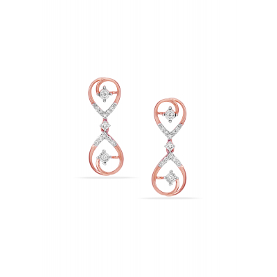 New Beginnings Diamond Hanging Earring