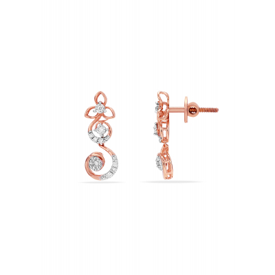 Miracle Plate Diamond Hanging Earring