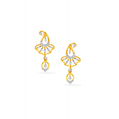 Heritage Glow Diamond Hanging Earring