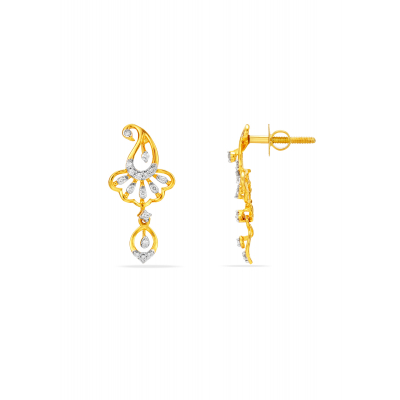 Heritage Glow Diamond Hanging Earring
