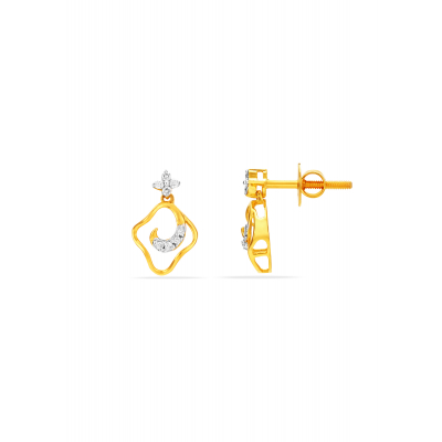 Exquisite Flow Diamond Hanging Earring
