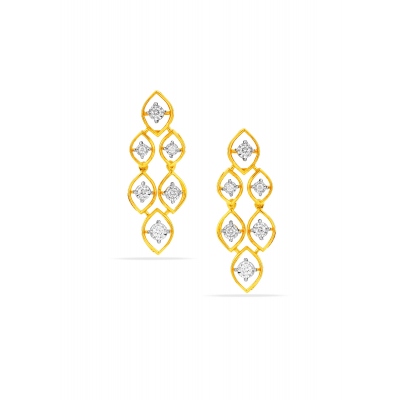 Heritage Indian Diamond Stud Earring