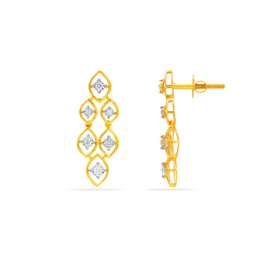 Heritage Indian Diamond Stud Earring