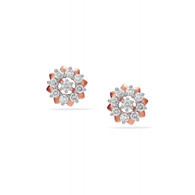 Clover Lucky Diamond Stud Earring